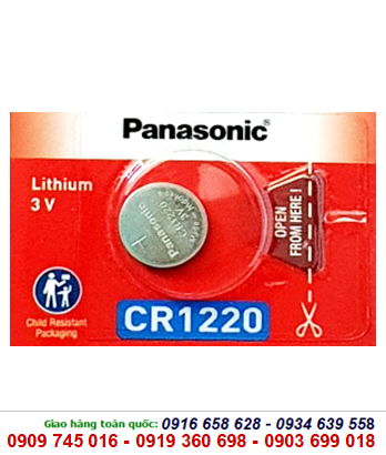 Panasonic CR1220_Pin 3V Lithium Panasonic CR1220 chính hãng